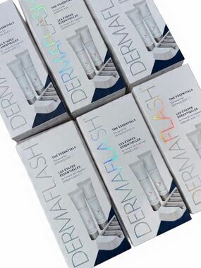 DermAFLASH The Essentials Skincare Kit - White & Navy Packaging